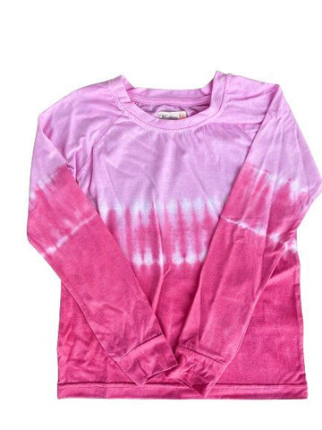 🌸Stylish & Soft—C&C California Pink Tie-Dye Tops for Girls! #3361 (72 Units)