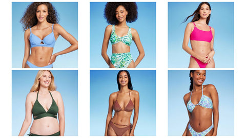 👙 All Target Swimwear Lot – One Pieces, Bikinis, Bralettes & More for Resale #5242 (131 units) - Image 2