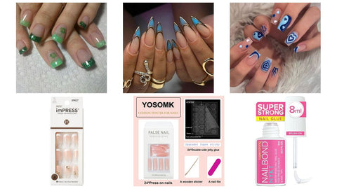 🎀 MASSIVE Manifested Nail Lot #5500 Press-Ons, Glue, Nail Art & XXL Tips! (162 units) - Image 2